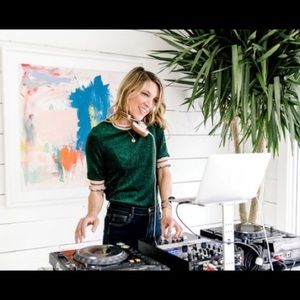 NWT Vero Moda Glitter Knitted Top with Stripe